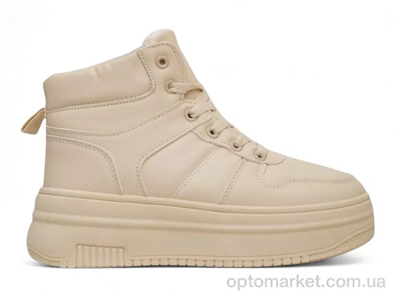 Купить Кросівки жіночі 248RAM014 бежевий Massmag бежевий, фото 6