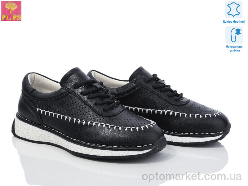 Купить Кросівки жіночі 25007-5 black PLPS чорний, фото 2