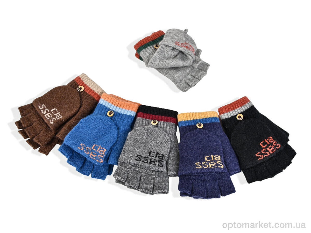 Купить Рукавиці дитячі 2506 (14см) хутро mix Rubi мікс, фото 3