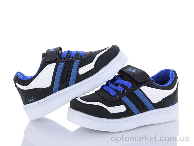 Купить Кросівки дитячі 2508-006 не світяться 2025 Demur чорний, фото 2