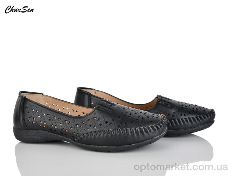 Купить Туфлі жіночі 2550-1 Shun Sen чорний, фото 2