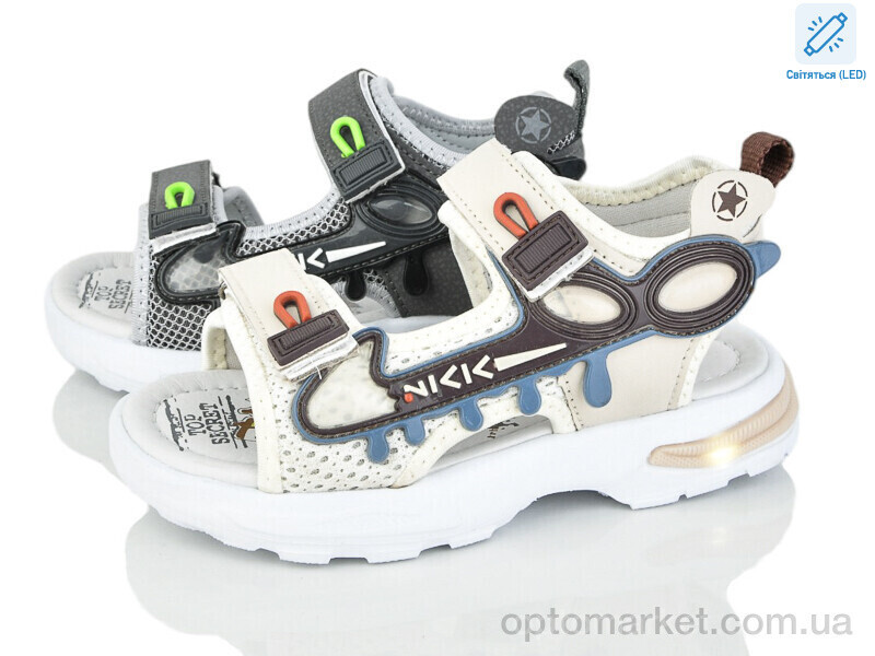 Купить Сандалі дитячі 2630-2B LED mix B&G мікс, фото 2