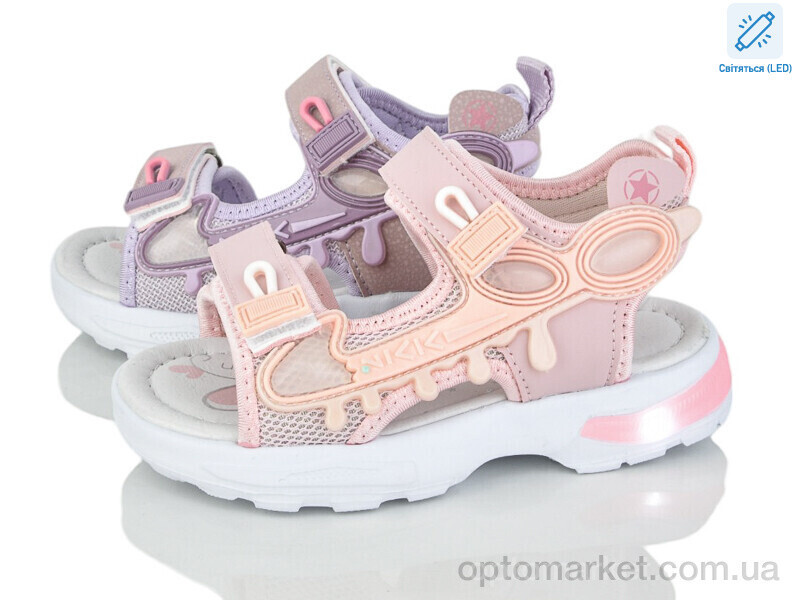 Купить Босоніжки дитячі 2630-2D LED mix B&G мікс, фото 2