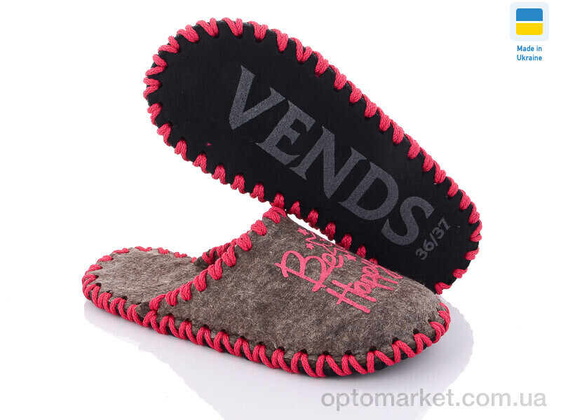 Купить Капці жіночі 266 бежевий Vends коричневий, фото 4