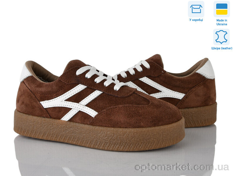 Купить Кросівки жіночі 2730-21-32 Tamei коричневий, фото 2