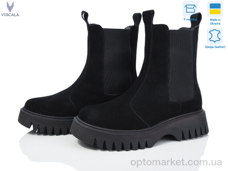 Купить Черевики жіночі 27910 чорний з. Viscala чорний, фото 2