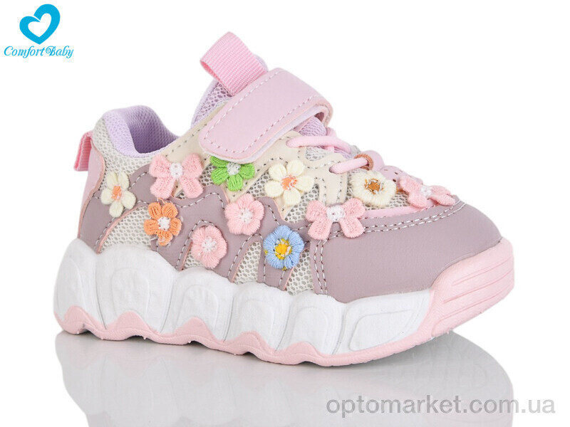 Купить Кросівки дитячі 2801-1 Comfort-baby рожевий, фото 2