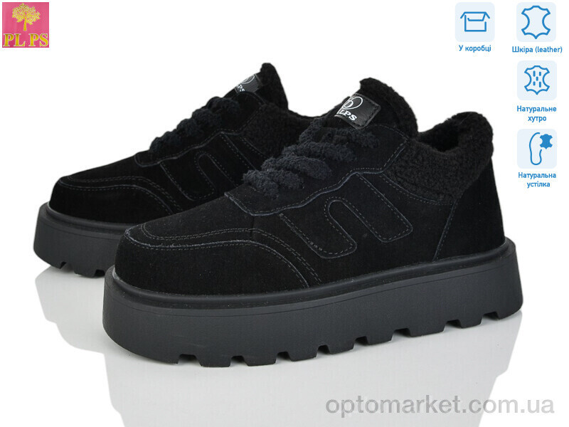 Купить Кросівки жіночі 2812-2 PLPS чорний, фото 2