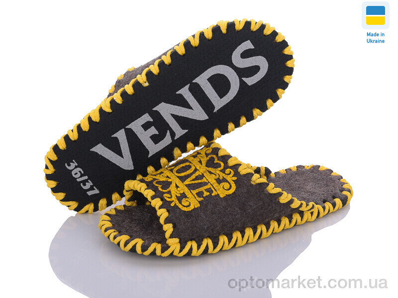 Купить Капці жіночі 284 коричневий Vends коричневий, фото 4