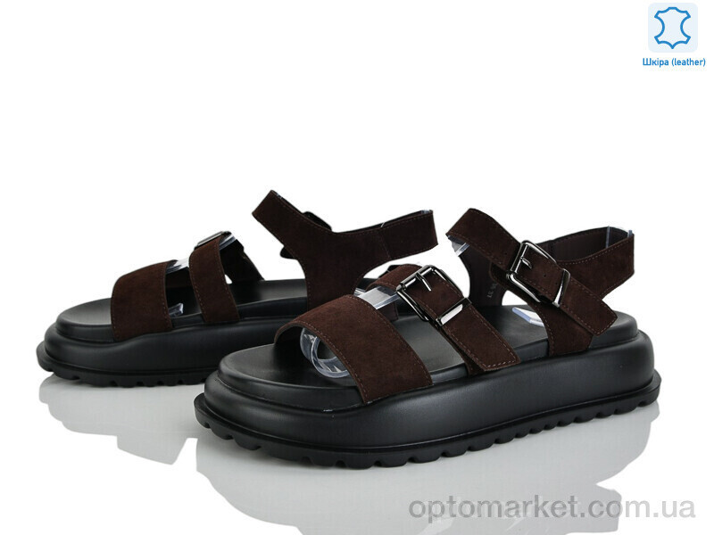 Купить Босоніжки жіночі 2862-38 Бабочка-Mengfuna-AESD коричневий, фото 2