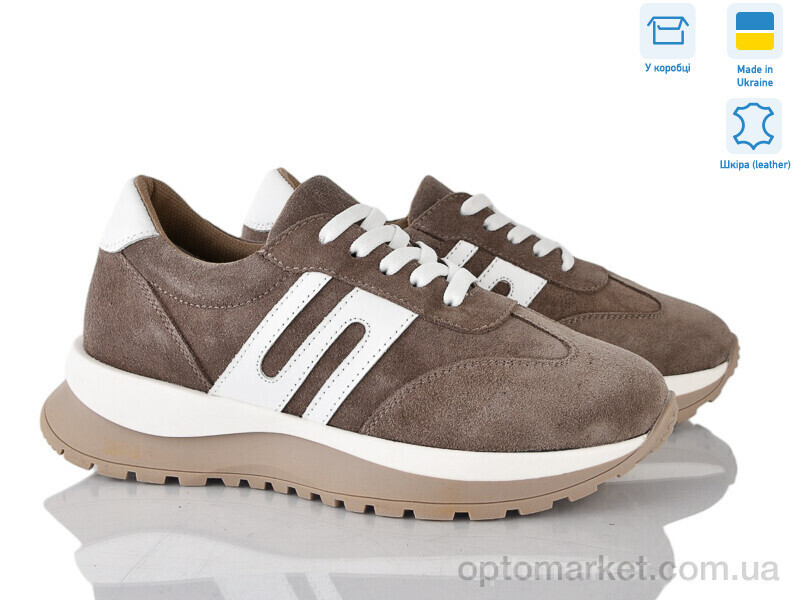 Купить Кросівки жіночі 2901-10 Tamei коричневий, фото 2