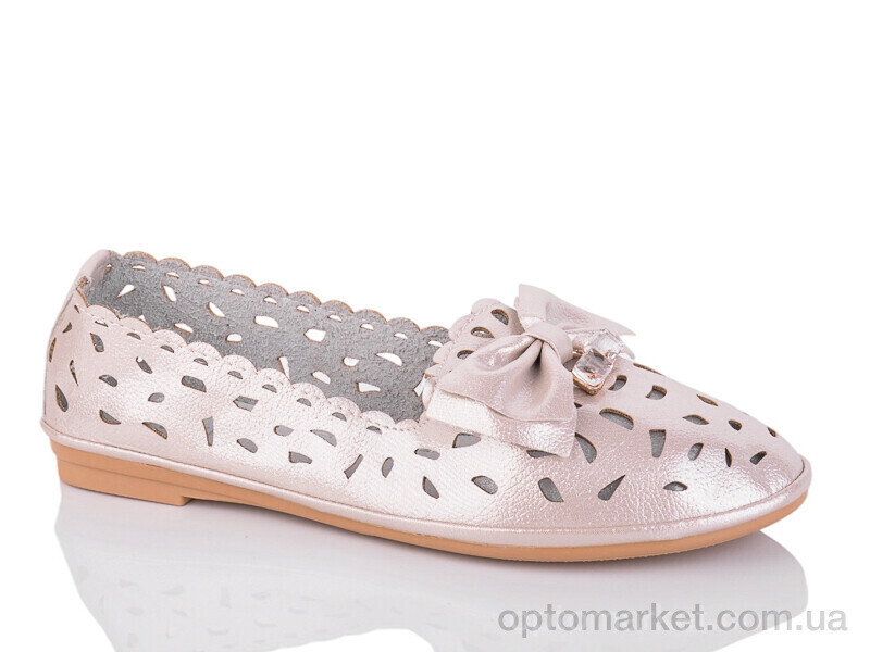 Купить Балетки жіночі 3-306B Fuguiyun бежевий, фото 2