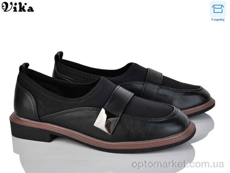 Купить Туфлі жіночі 300-10 Vika чорний, фото 2