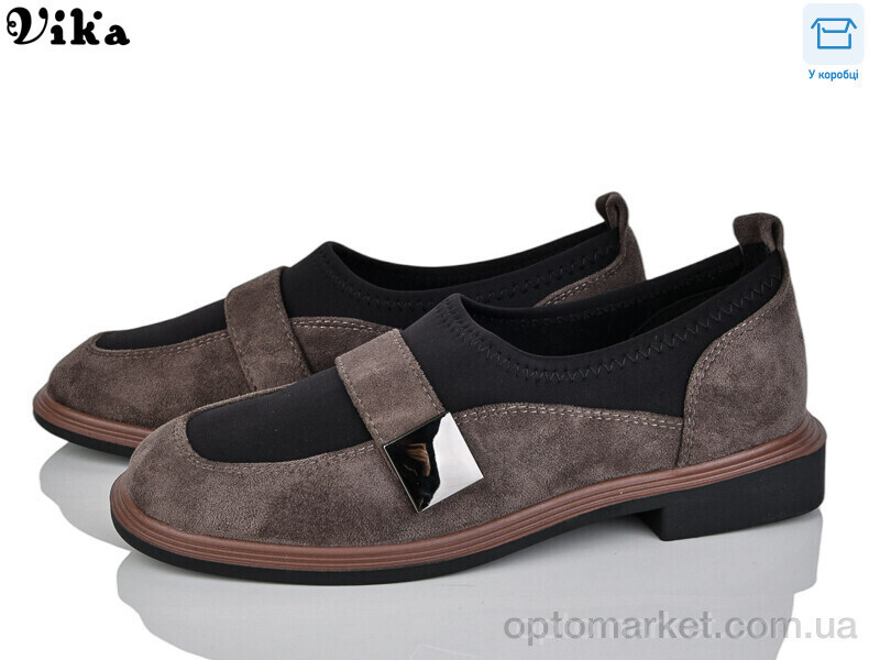 Купить Туфлі жіночі 300-12 Vika сірий, фото 2
