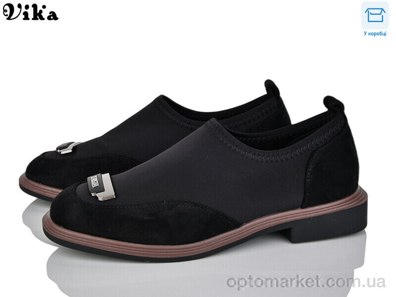 Купить Туфлі жіночі 300-7 Vika чорний, фото 2