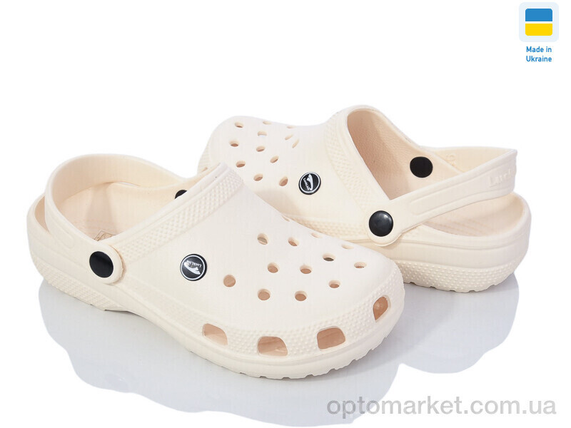 Купить Крокси жіночі 3001-387 Luck Line бежевий, фото 2