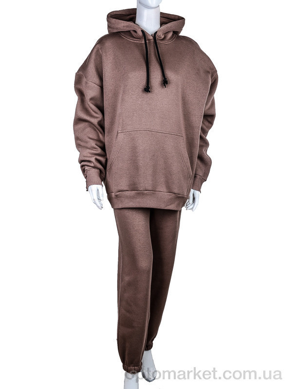 Купить Спортивний костюм жіночі 3012 brown Baldoria коричневий, фото 4