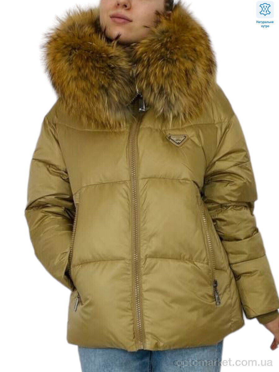 Купить Куртка жіночі 301М гірчиця Olanmear жовтий, фото 3