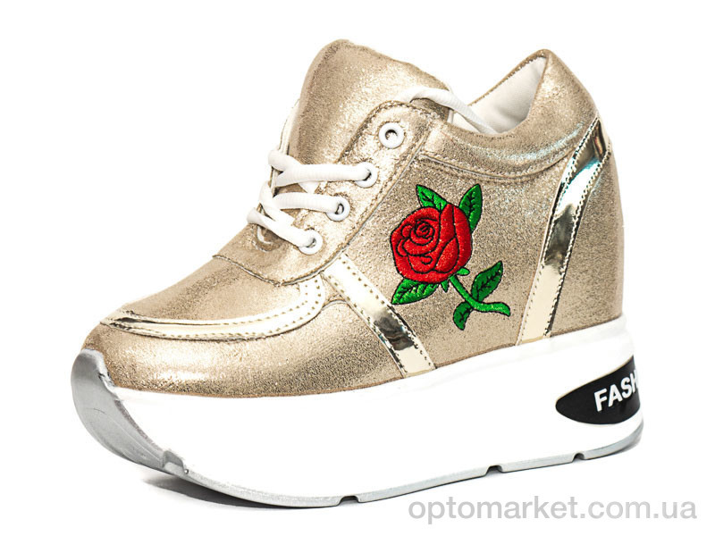 Купить Сникерсы женские 302-8 Veagia-ADA золотой, фото 2
