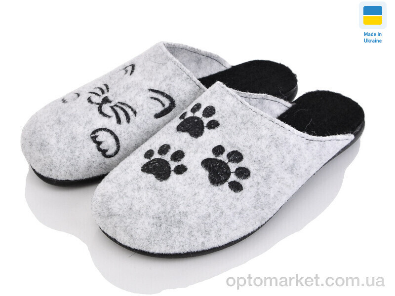 Купить Капці жіночі 305-1 Klerotex сірий, фото 2