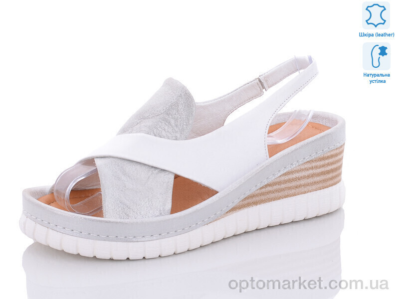 Купить Босоніжки жіночі 306-06 white Sherlock Soon білий, фото 2