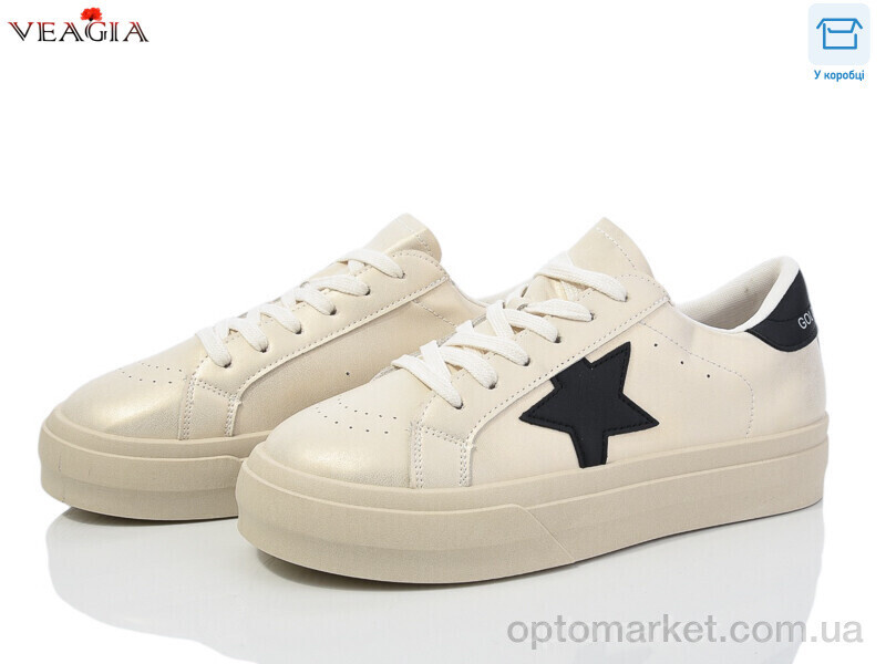 Купить Кросівки жіночі 306-1 FAN бежевий, фото 2