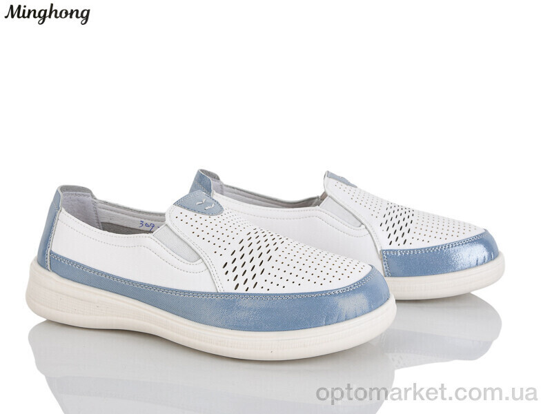 Купить Туфлі жіночі 309-2 Minghong білий, фото 2