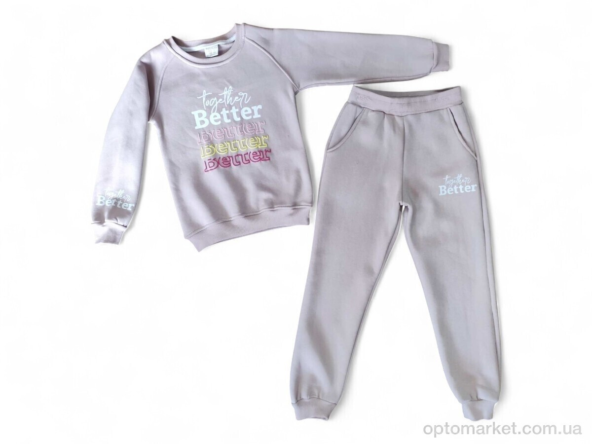 Купить Комплекти дитячі дитячі 3116 пудра реглан-штани Roya Kids рожевий, фото 2