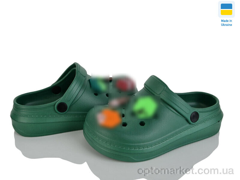Купить Крокси дитячі 312-1 зелений Golden Lion зелений, фото 3