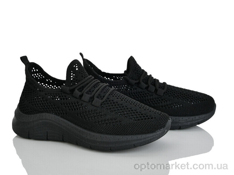 Купить Кросівки жіночі 312-1 L.B. чорний, фото 2