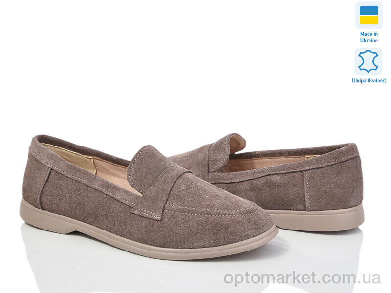 Купить Туфлі жіночі 316Б капуч замш G-Aira коричневий, фото 2