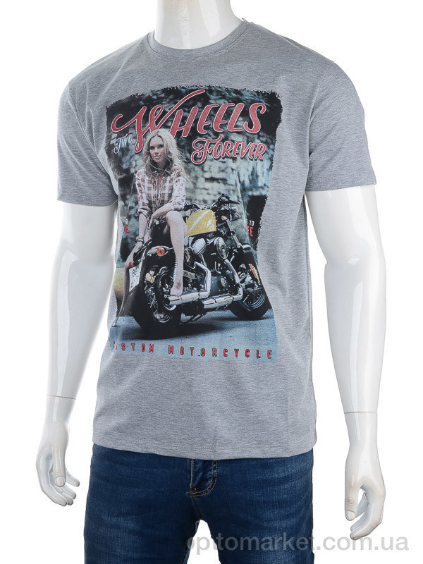 Купить Футболка чоловічі 3186-2928-4 grey Daniel Jones сірий, фото 4