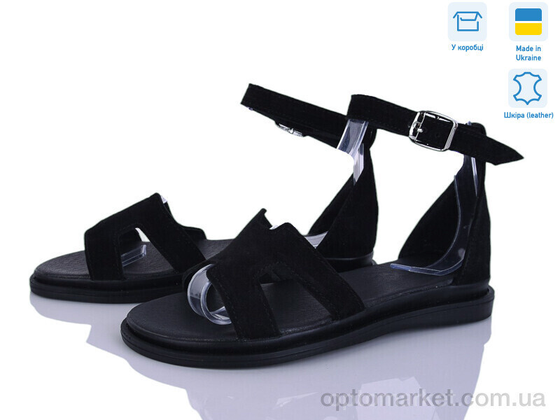 Купить Босоніжки жіночі 323-1A Ailinda чорний, фото 2