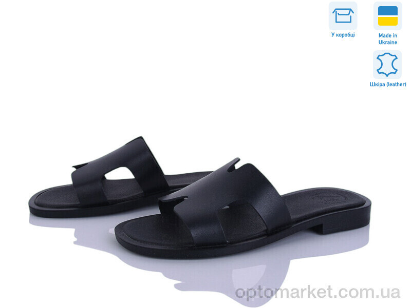Купить Шльопанці жіночі 328-2A Ailinda чорний, фото 2