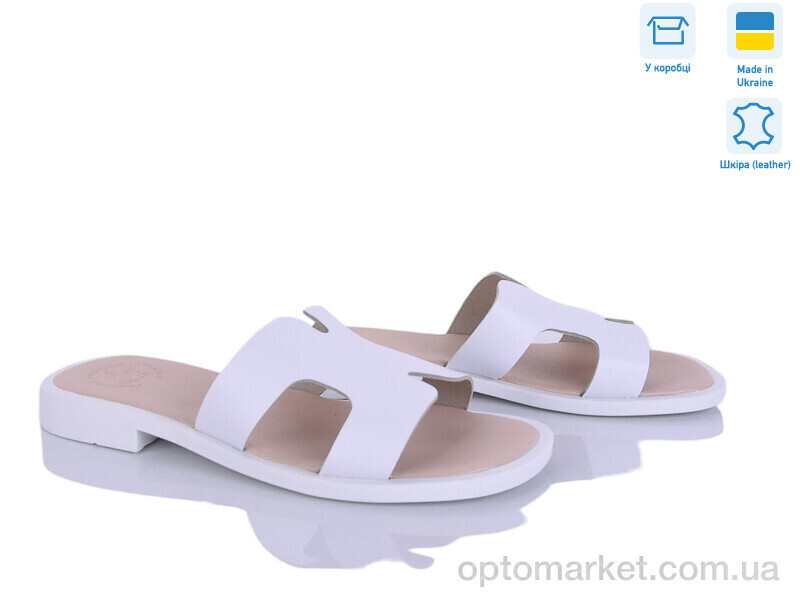 Купить Шльопанці жіночі 328-8A Ailinda білий, фото 2
