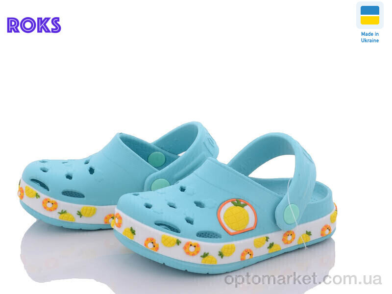 Купить Крокси дитячі 330-1 бирюза ананас Dago зелений, фото 2