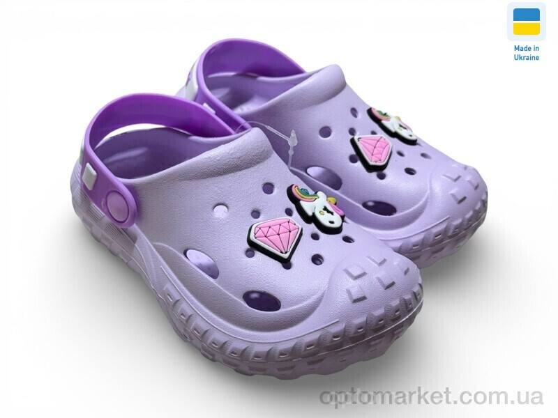 Купить Крокси дитячі 333 лаванда Dago фіолетовий, фото 2