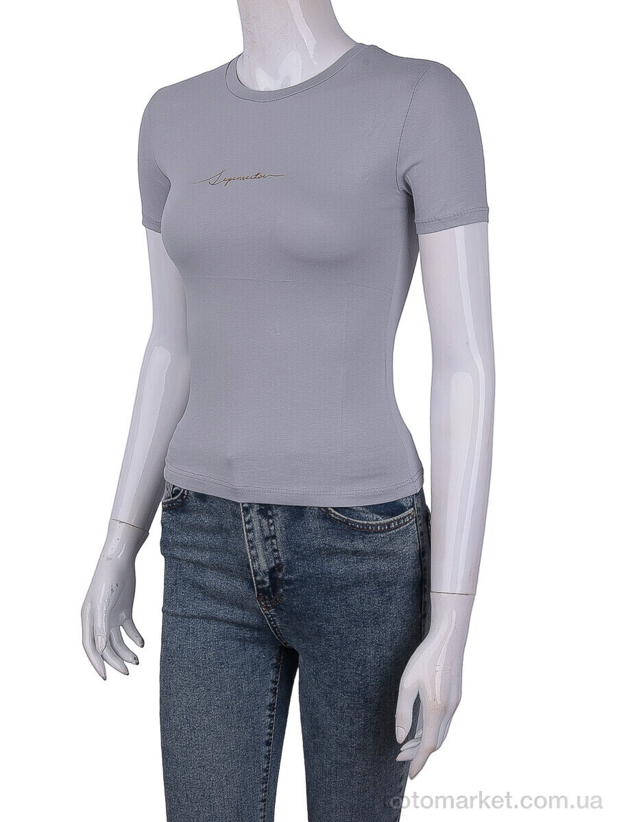Купить Футболка жіночі 3488-2104-5 grey Wildeness сірий, фото 4