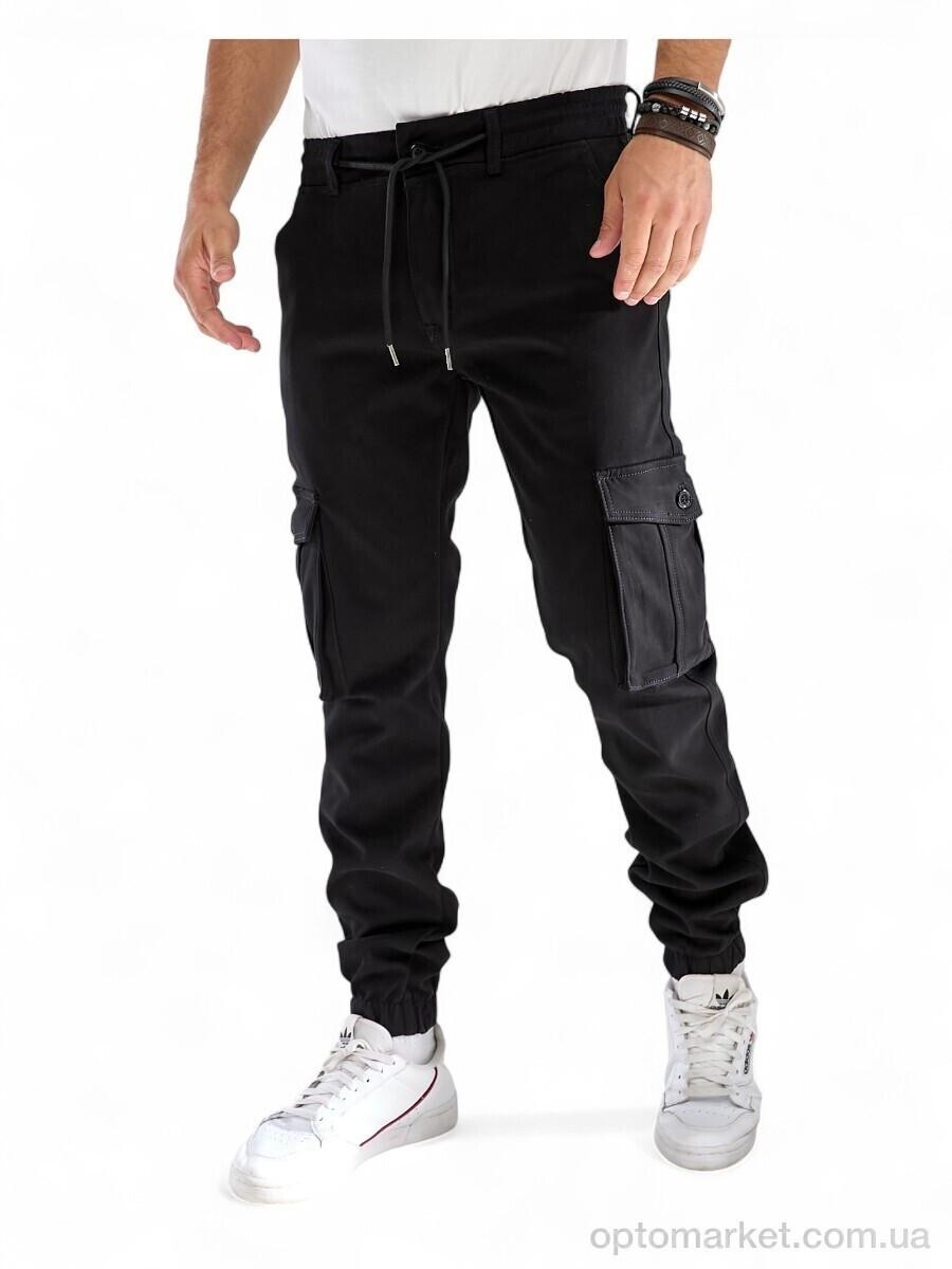 Купить Джинси чоловічі 358-1 фліс Vingvgs чорний, фото 2