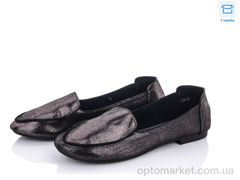 Купить Балетки жіночі 369-2 Панда бронзовий, фото 2