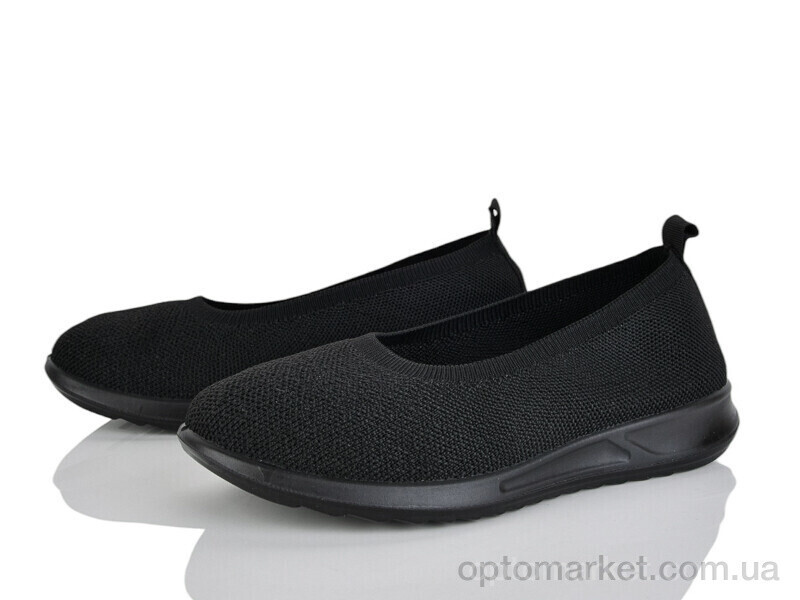 Купить Балетки жіночі 369-279 Бабочка-Mengfuna-AESD чорний, фото 2