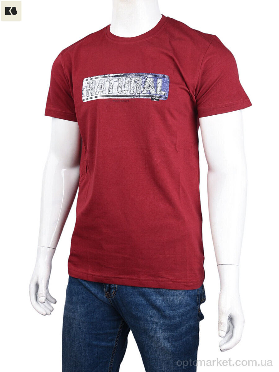 Купить Футболка чоловічі 3707-079-4 bordo Daniel Jones бордовий, фото 4