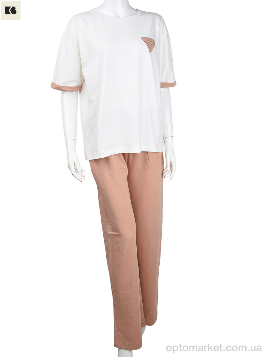 Купить Костюм жіночі 3708-112-2 beige BIG бежевий, фото 4