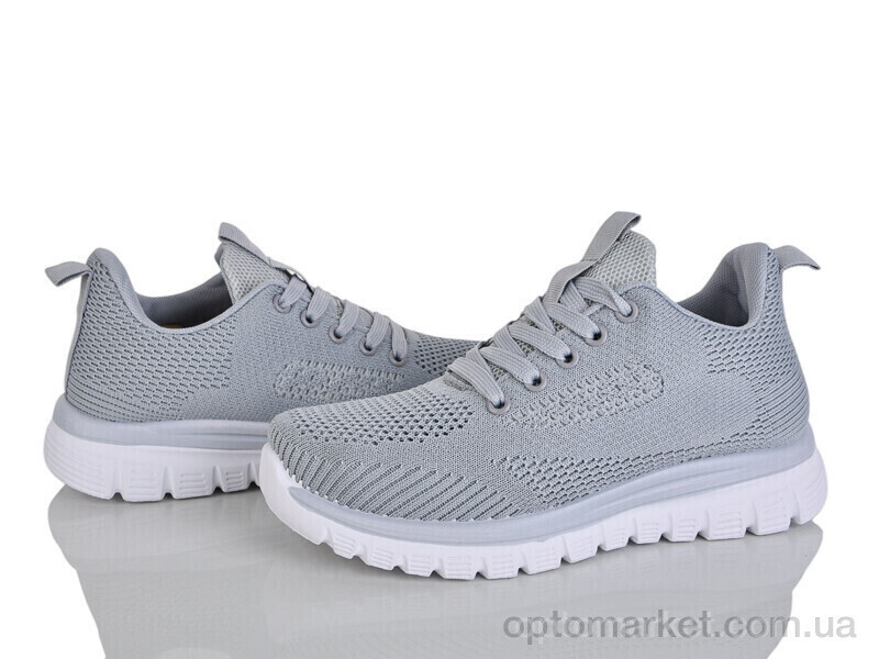 Купить Кросівки жіночі 371-301 Ok Shoes сірий, фото 2