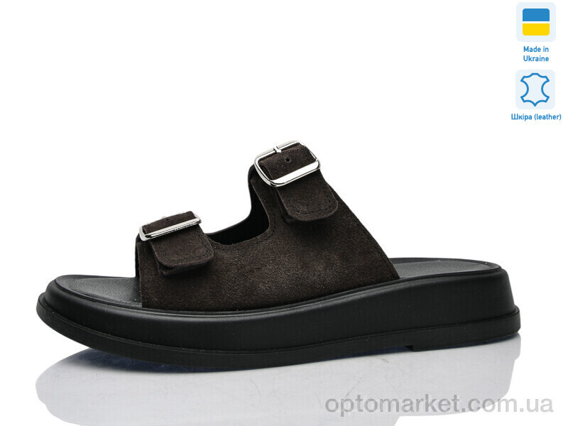 Купить Шльопанці жіночі 38-52 Mermaid коричневий, фото 2