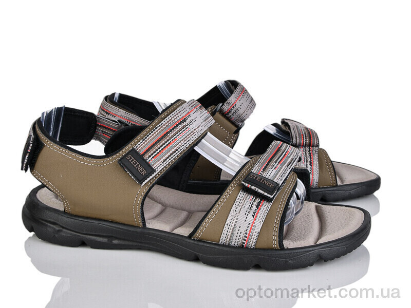Купить Сандалі чоловічі 3805E brown Steiner коричневий, фото 2