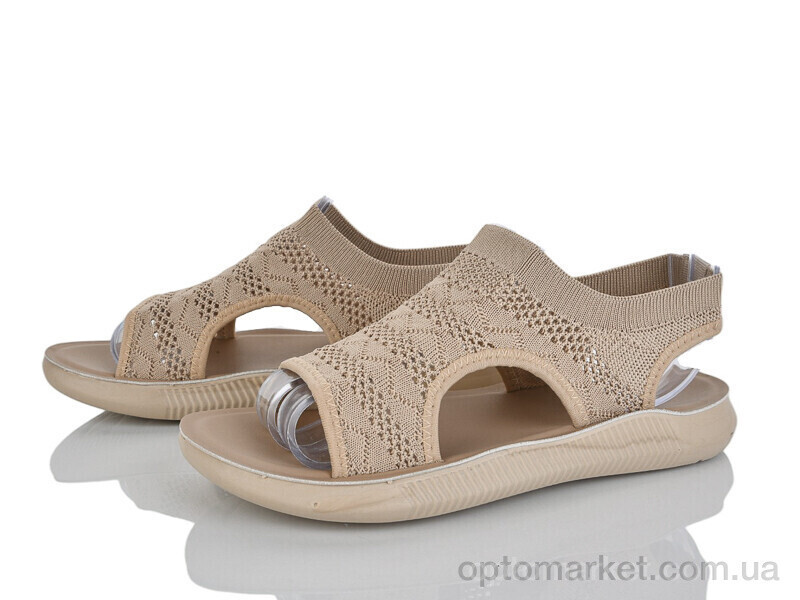 Купить Босоніжки жіночі 382-415 Бабочка-Mengfuna-AESD бежевий, фото 2