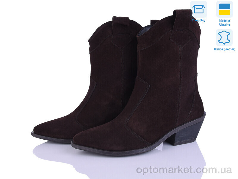 Купить Черевики жіночі 383-44 Ailinda коричневий, фото 2