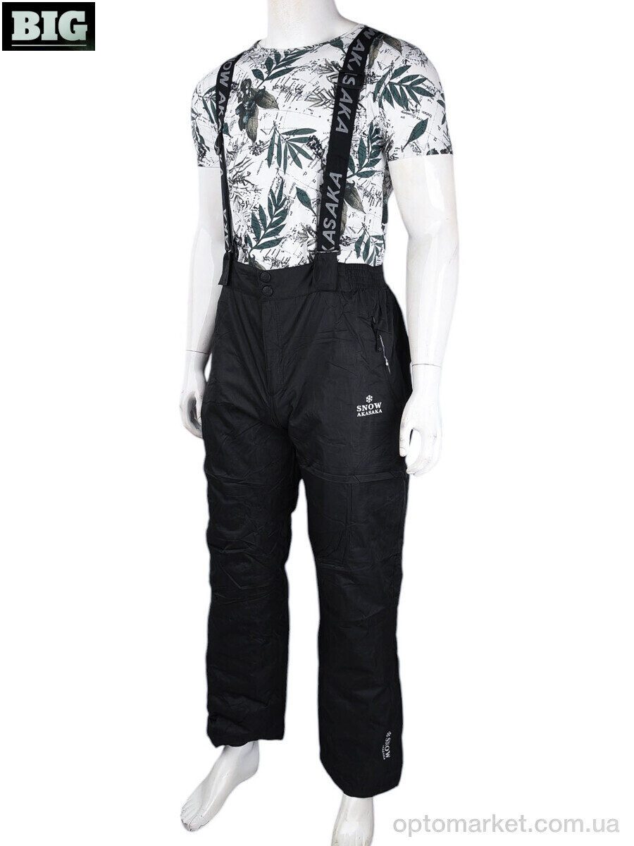 Купить Брюки чоловічі 3917-K91-1 black Snow чорний, фото 4