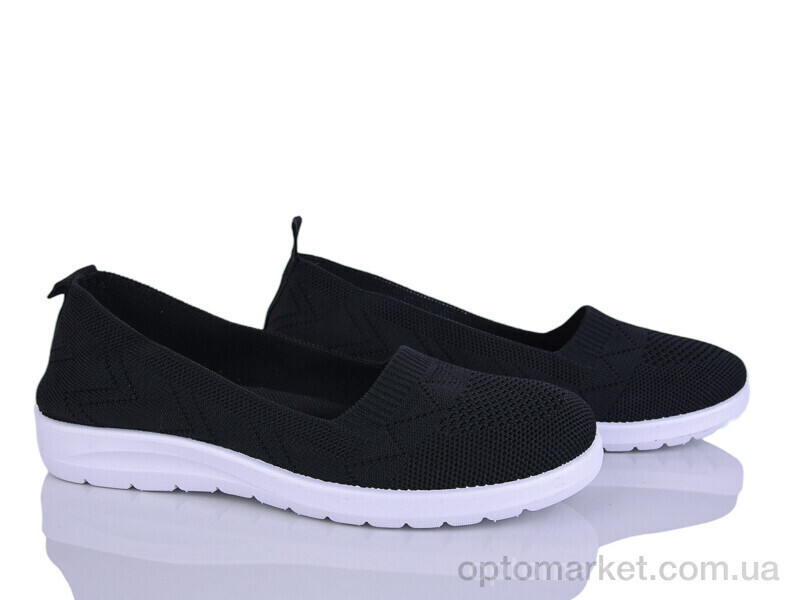 Купить Балетки жіночі 394-608 Бабочка-Mengfuna-AESD чорний, фото 2